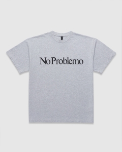 No Problemo Logo T-Shirt Grey Marle