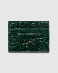 Loosey Croc Skin Card Holder Green