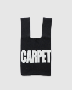 Carpet Knit Grocery Bag Black