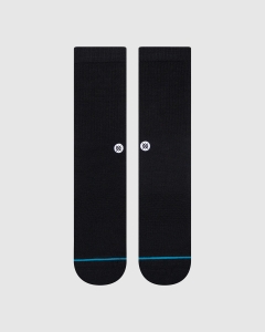 Stance Icon Athletic Socks Black/White