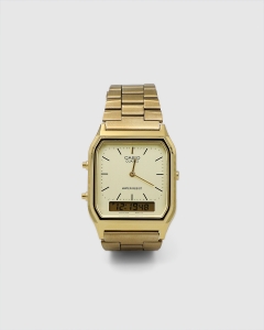 Casio Mens Dress Duo Gold Tone AQ230GA-9DS