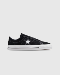 Converse One Star Pro Low Suede Black/Black/White