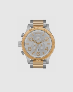 Nixon 51 30 Chrono Silver/Gold