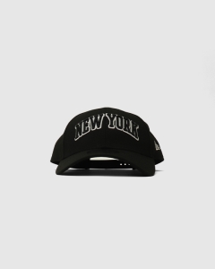 New Era 940 NY Yankees Script Snapback Black