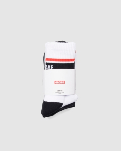 Globe Triple Stripe Crew Sock 5 Pack