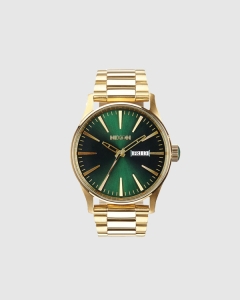 Nixon Sentry SS Gold/Green Sunray/HP Gold