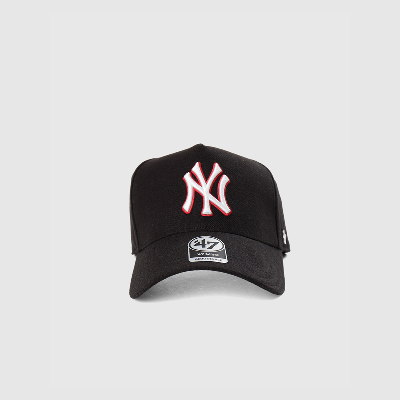 New York Yankees 47 Brand White Red Two Tone Captain Adjustable