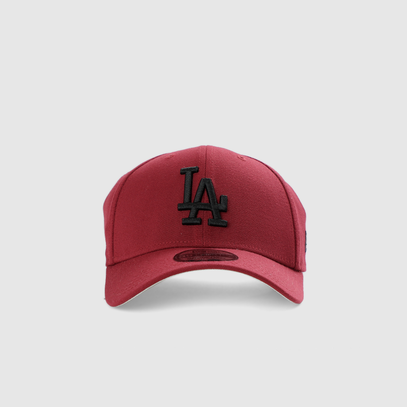 LA Los-Angeles Dodgers Hat Cap Strap-Back Black Blue Fire Pattern