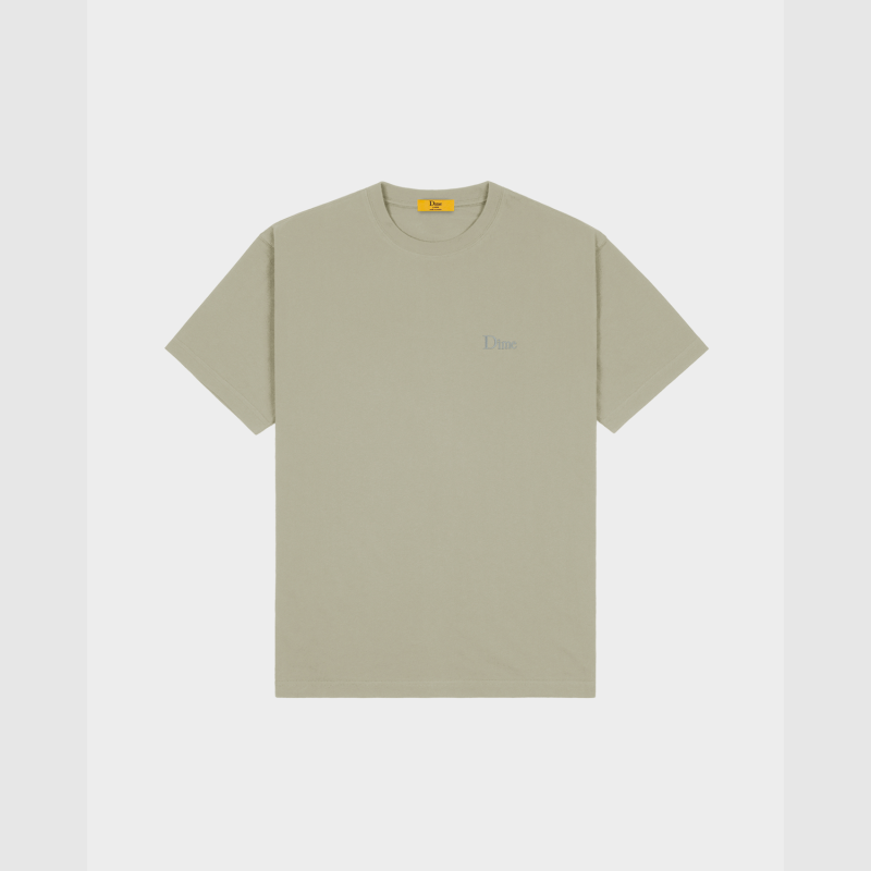 Dime Classic Small Logo T-Shirt Light Jade | Fast Times Skat