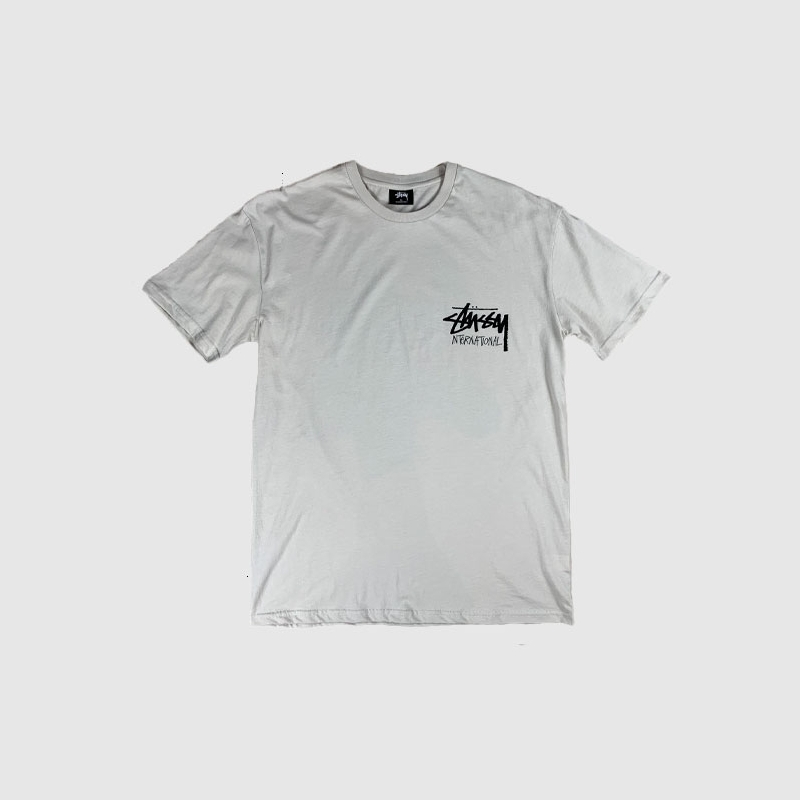 Stussy Stock International T-Shirt White Sand | Fast Times S