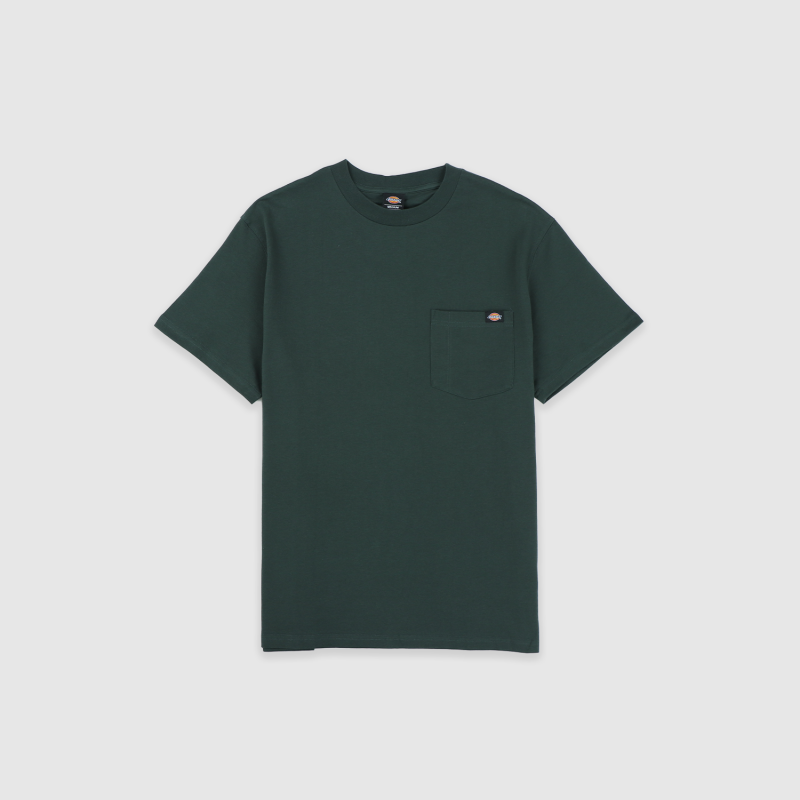 Dickies Ws450 Heavyweight Pocket T Shirt Hunter Green Fast