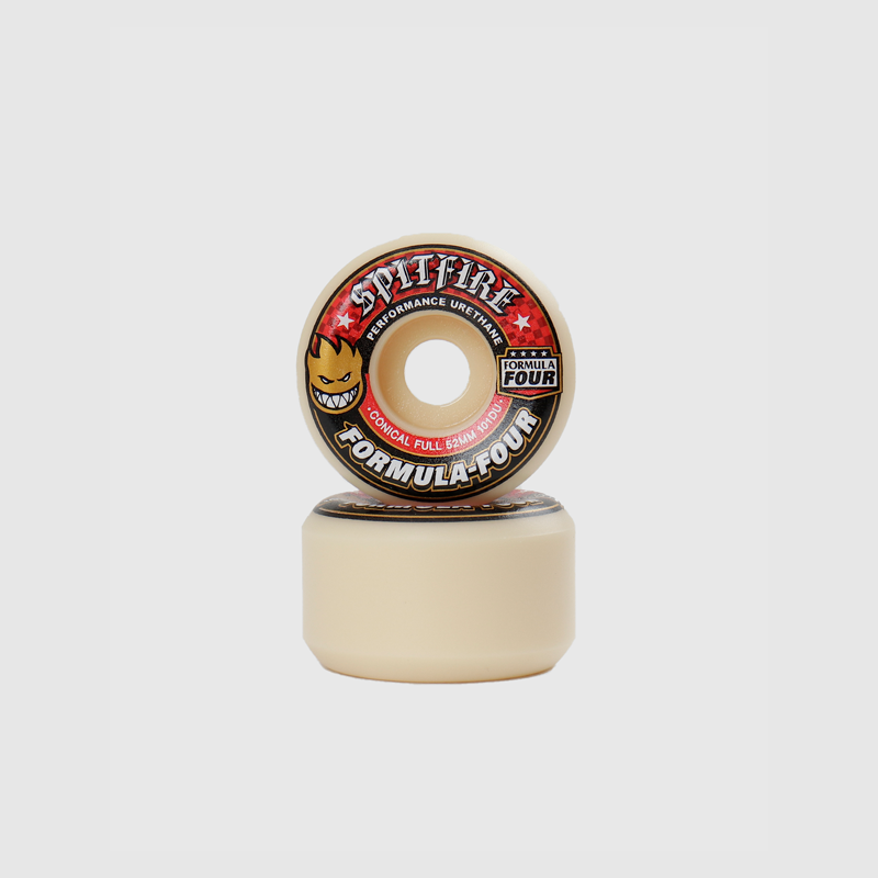 スケートボード Spitfire Formula Four 101D Conical Full Spitfire Formula Four Conical Full Skateboard Wheels - white