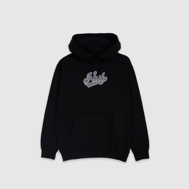 Huf Pop Fly PO Hood Black | Fast Times Skateboarding