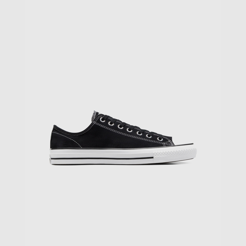 Converse CTAS Pro Low Suede Black Black White Fast Times S