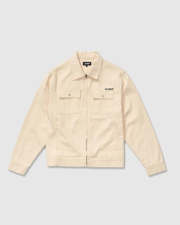 Xlarge Bull Denim Jacket Cream Fast Times Skateboarding