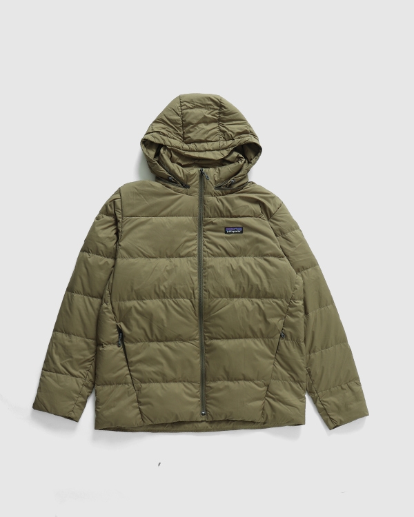 Patagonia silent down jacket sage khaki shop