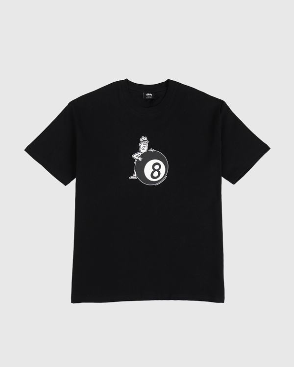 *新作アイテム* Stussy Behind The 8 Ball Tee Stussy Behind The 8 Ball T-Shirt Black | Fast Times Skateboa