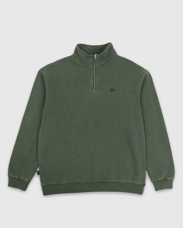 Stussy fashion quarter-zip crew