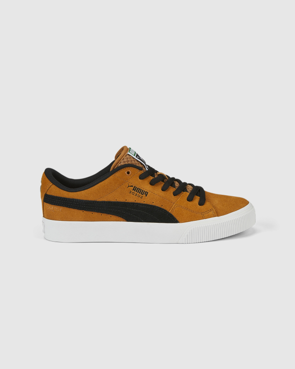 Puma Suede Skate Nitro Desert Tan Puma Black Puma White Fa