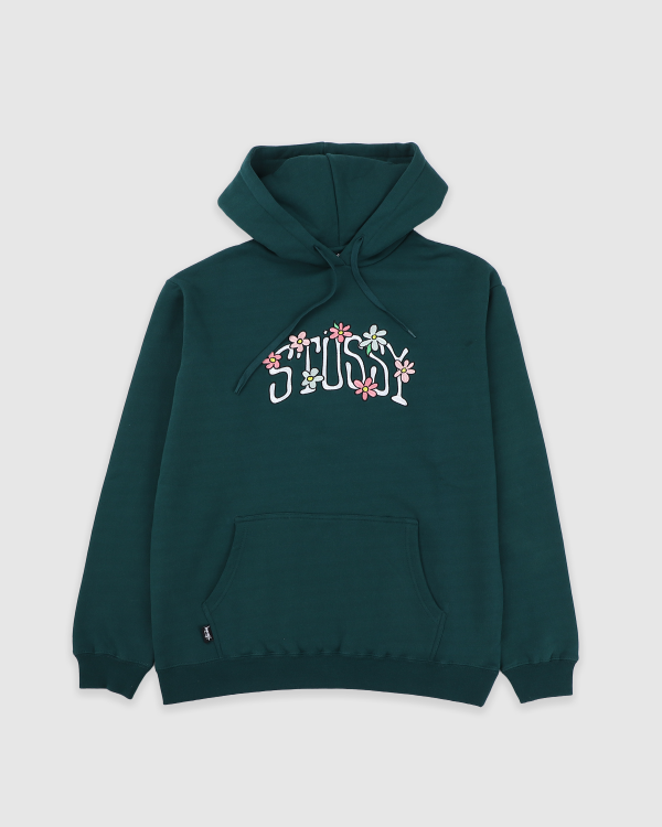 Stussy flower hoodie online