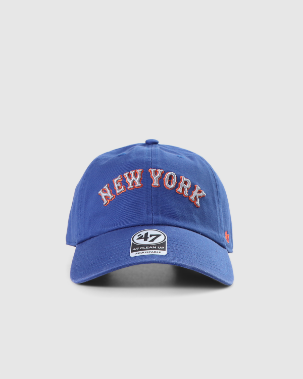 47 Brand New York Mets Script Clean Up Royal Fast Times Sk