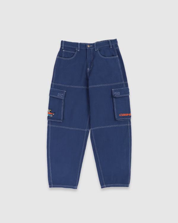 Cash Only Aleka Cargo Jeans Washed Blue | Fast Times Skatebo