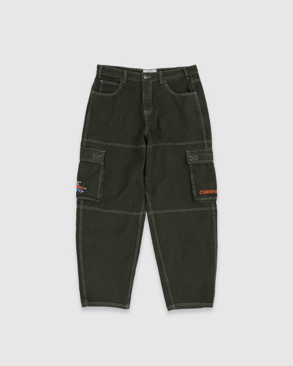 Cash Only Aleka Cargo Jeans Washed Army | Fast Times Skatebo