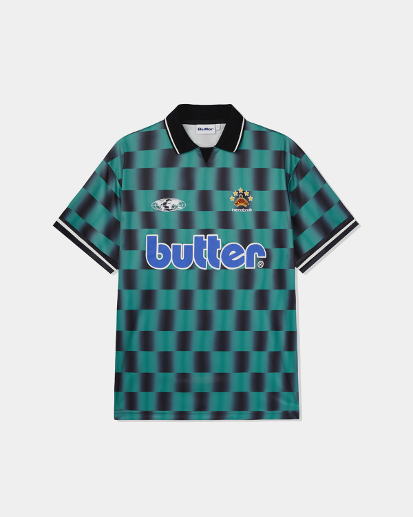 【BUTTER GOODS】 Internationale Jersey - Forest/Black Butter Goods Internationale Jersey Forest/Black | Fast Times