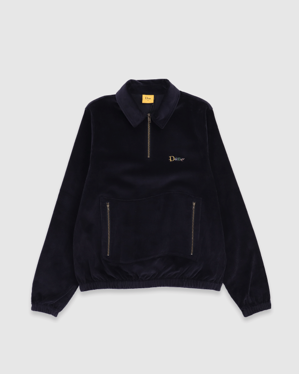 大人上品なおすすめコーデ Zip Quarter Corduroy Friends Dime Crew Time Fast | Navy Dark トップス