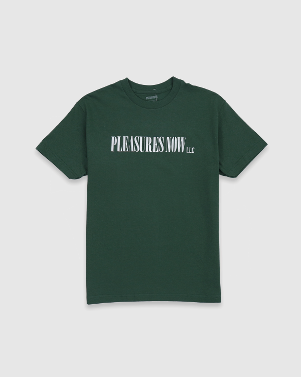 Pleasures Now LLC T-Shirt Dark Green | Fast Times Skateboard