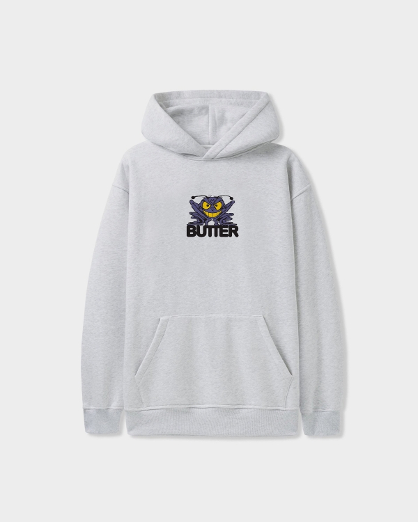 Butter Goods Insect PO Hood Ash | Fast Times Skateboarding