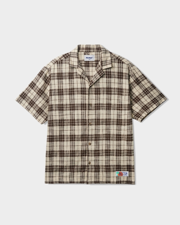 Butter Goods Vacation SS Shirt Brown | Fast Times Skateboard