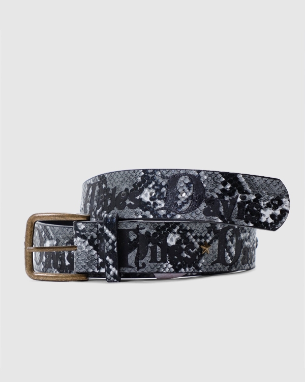 Butter Goods x Miles Davis Miles Studded Belt Snakeskin | Fa