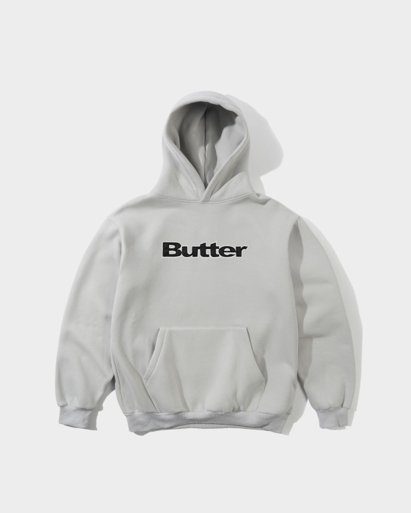 Butter Goods Satin Logo Applique PO Hood Cement | Fast Times