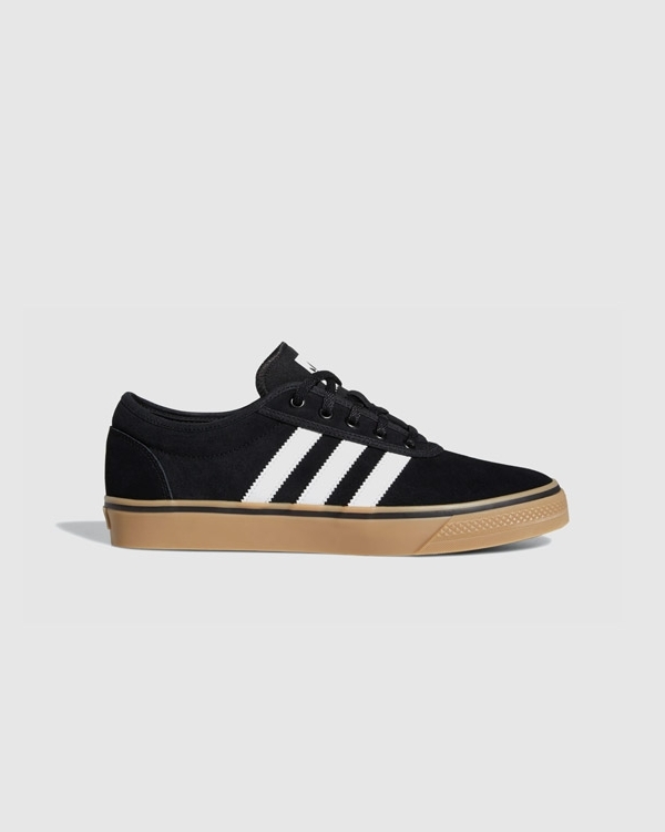 Adidas Adi Ease Black White Gum Fast Times Skateboarding