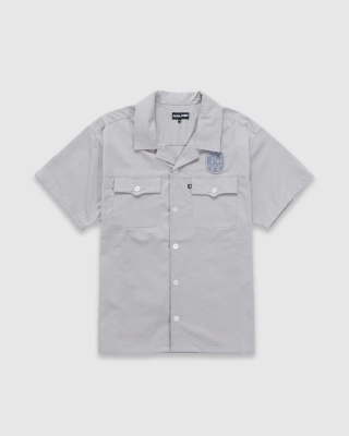 Passport Cowpoke Casual SS Shirt Silver