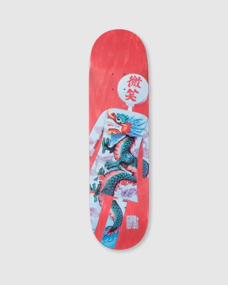 Girl x Fast Times x Smile and Wave OG Deck Red