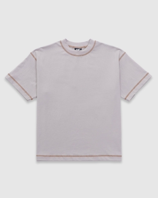 Candice Contrast T-Shirt Steel