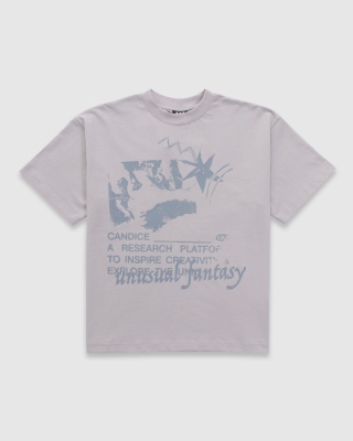 Candice Unusual Fantasy T-Shirt Light Grey