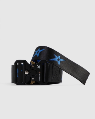 Carpet Woven Belt Black/Blue