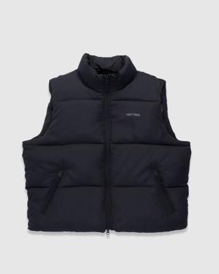 Fast Times Mikey Puffer Vest Black