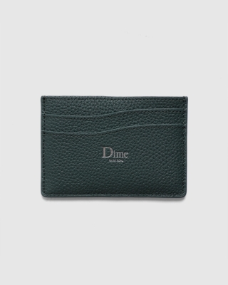 Dime Classic Debossed SilverLogo Card Holder Dark Forest