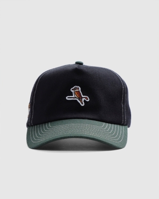 Walker Gold Label Kooka Classic High Snapback Black/Forest