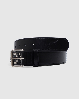 Loosey Loves You Stud Belt Black