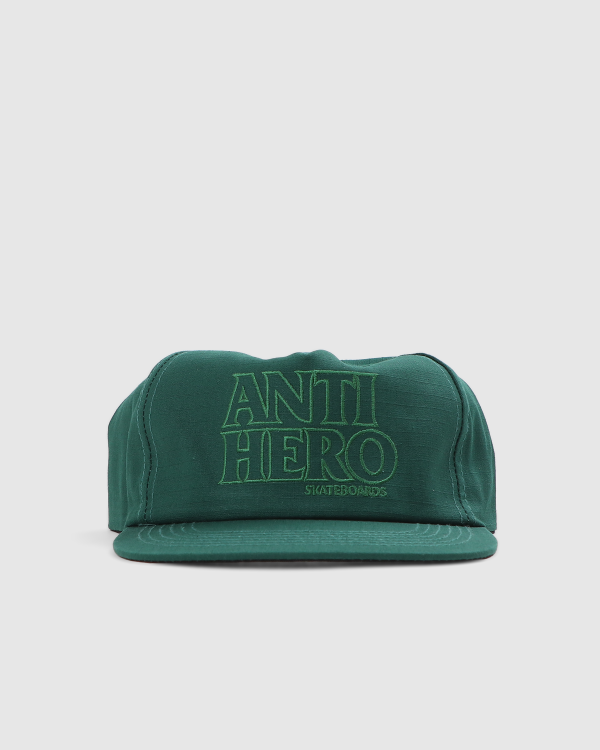 Antihero Black Hero Snapback Outline Green