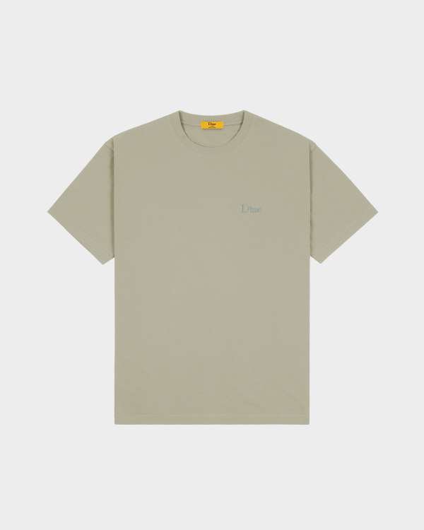 Dime Classic Small Logo T-Shirt Light Jade | Fast Times Skat