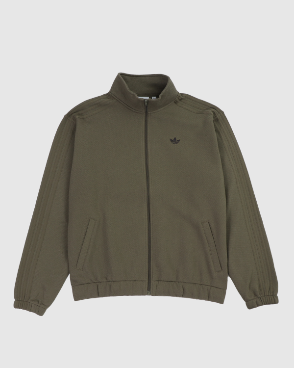 adidas Originals zip up fleece jacket in olive green | ASOS