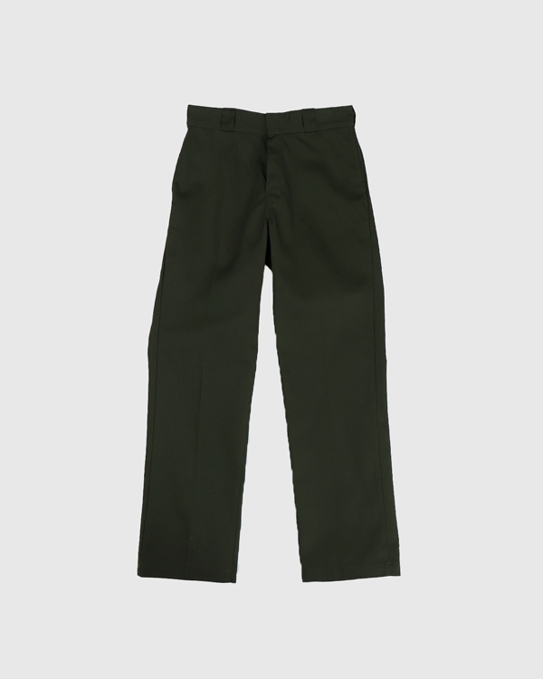 Dickies Loose Fit Double Knee Pants Olive Green Mens Streetwear Skate  Apparel | eBay