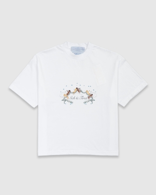 Jungles Sick and Tired T-Shirt White