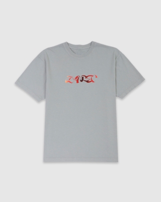 Dancer Analog Triple Logo T-Shirt Oyster Grey